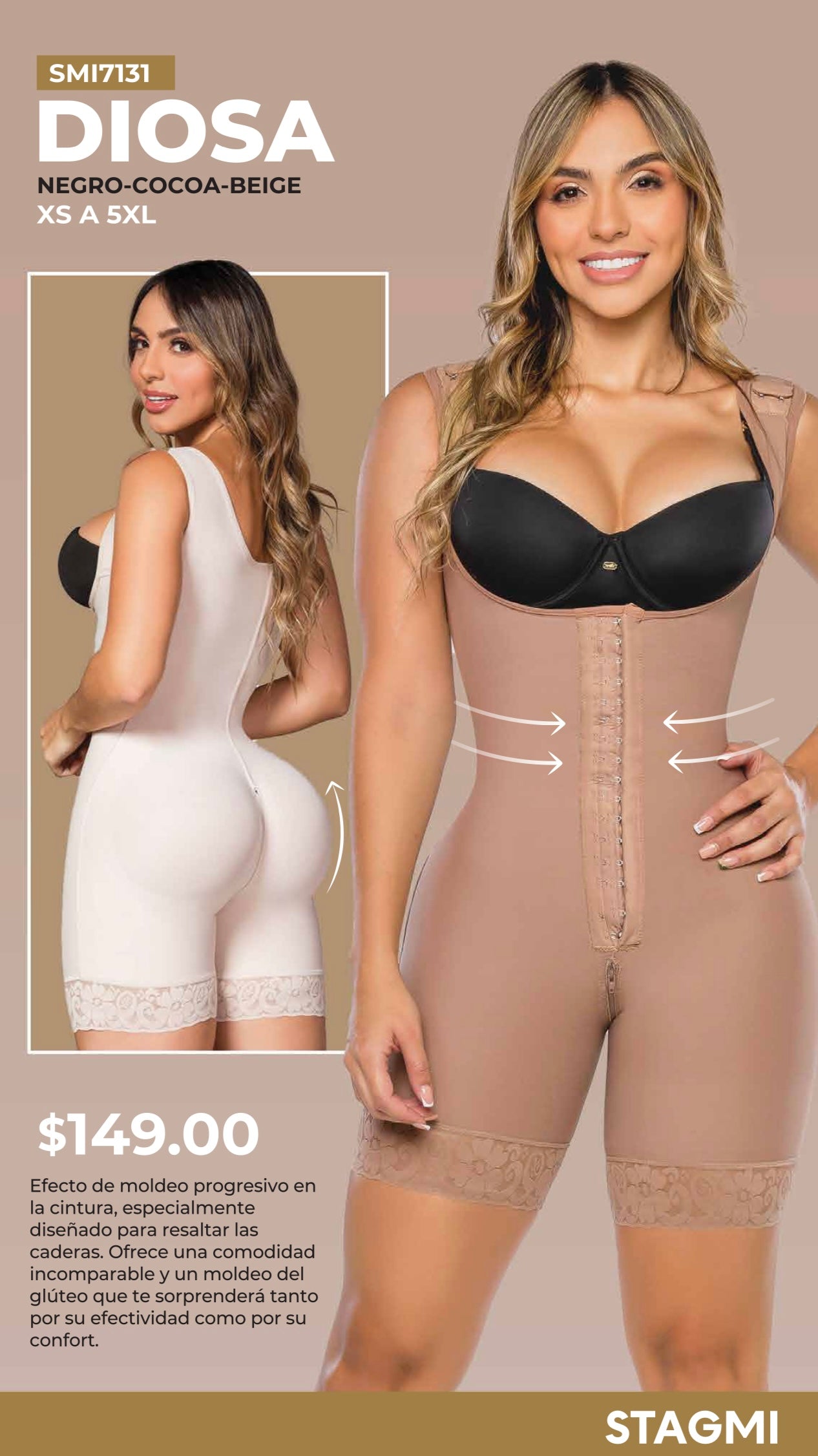 Fajas short enteriza